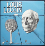 Louis Lecoin, double disque vinyle 33 tours, dessiné par Moisan