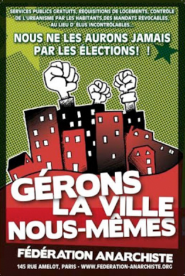 « Gérons la ville nous-mêmes » version autocollant