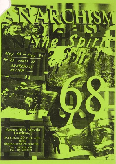 Anarchism in the spirit of 68 (alternate poster)